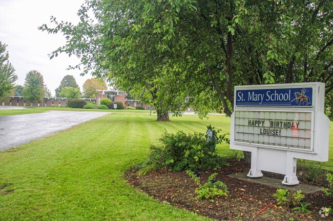 St. Mary School serves students in the Dekalb community.