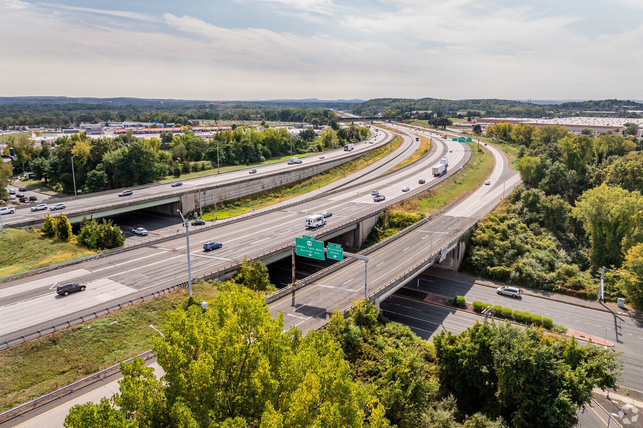 Interstate 84 runs through the neighborhood. Downtown Hartford is about 15-minute drive away.