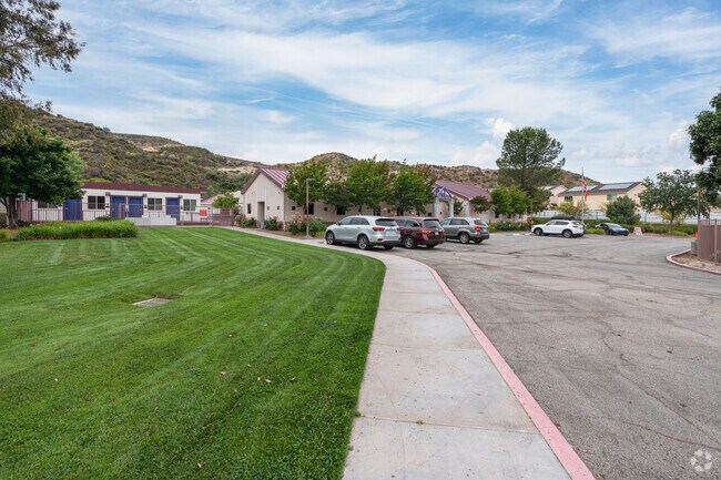 Along the walkway to Bowman High School in Santa Clarita, CA.