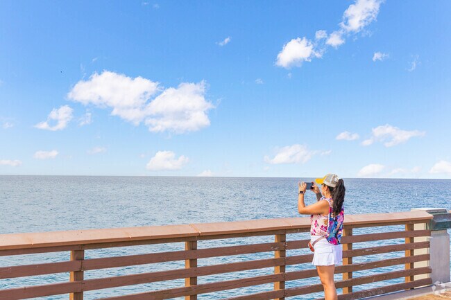 The Juno Beach Pier offers picturesque ocean views in Bear's Club.