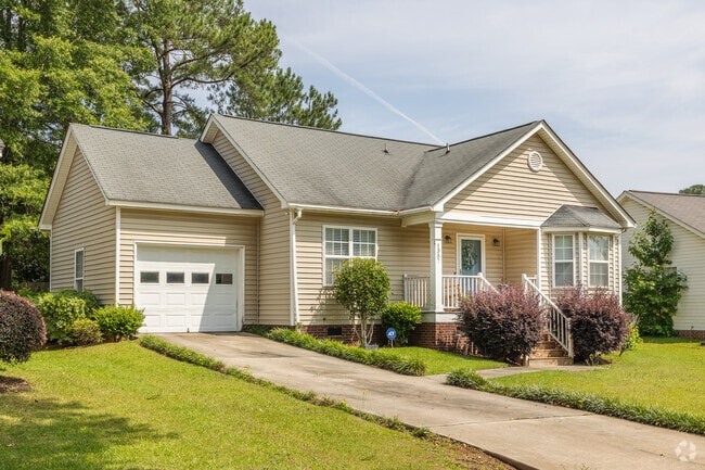 Saint Andrews offers spacious homes with garages and mature landscaping.