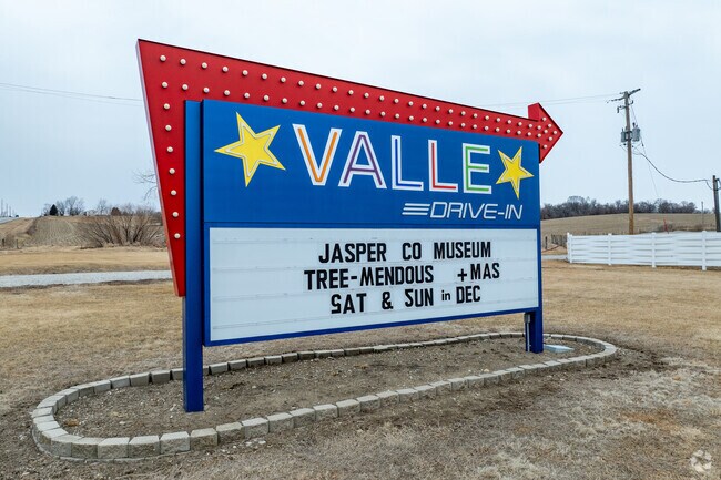 Newton residents can enjoy an old fashioned drive in movie at the Valle Drive In.