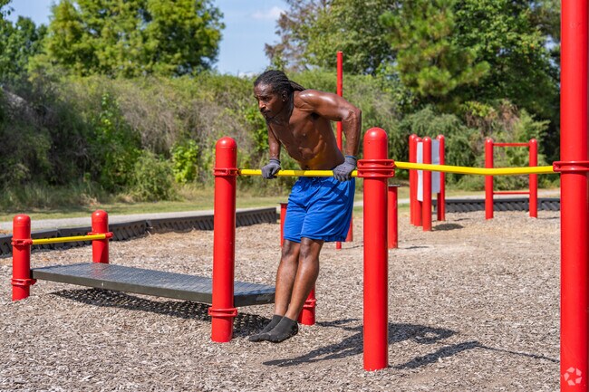 Gilmore is surrounded by several parks and green spaces such as North Park.