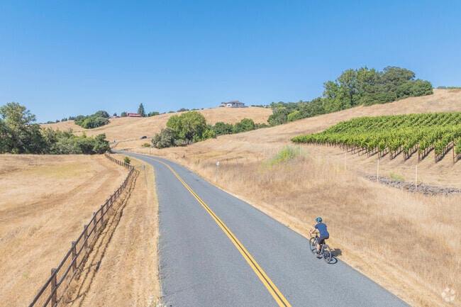 Penngrove's rural roads make for great bicycle routes.