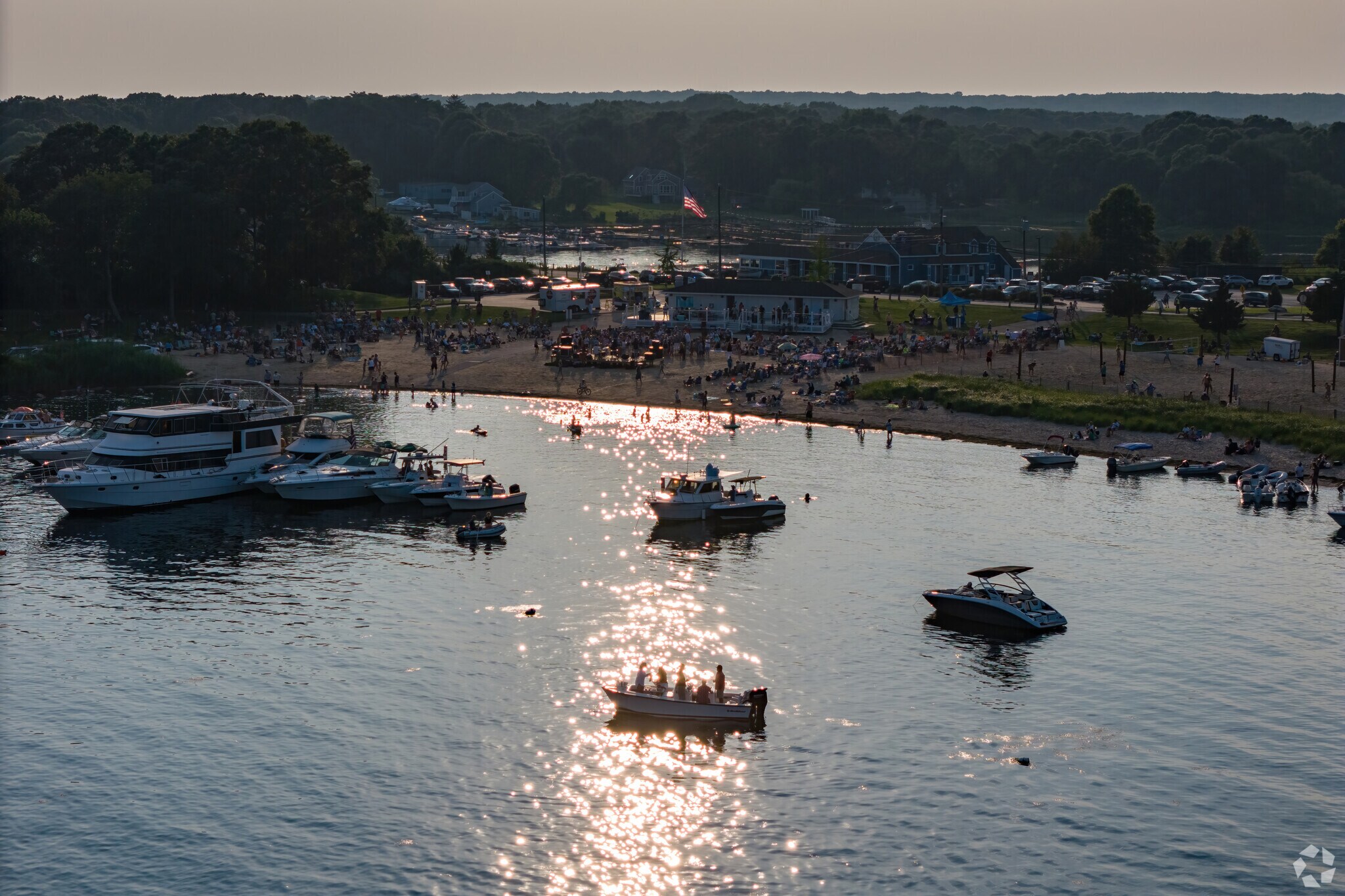 The end to a perfect day includes music at Summer Sound Waves at Esker Point Beach in Noank.