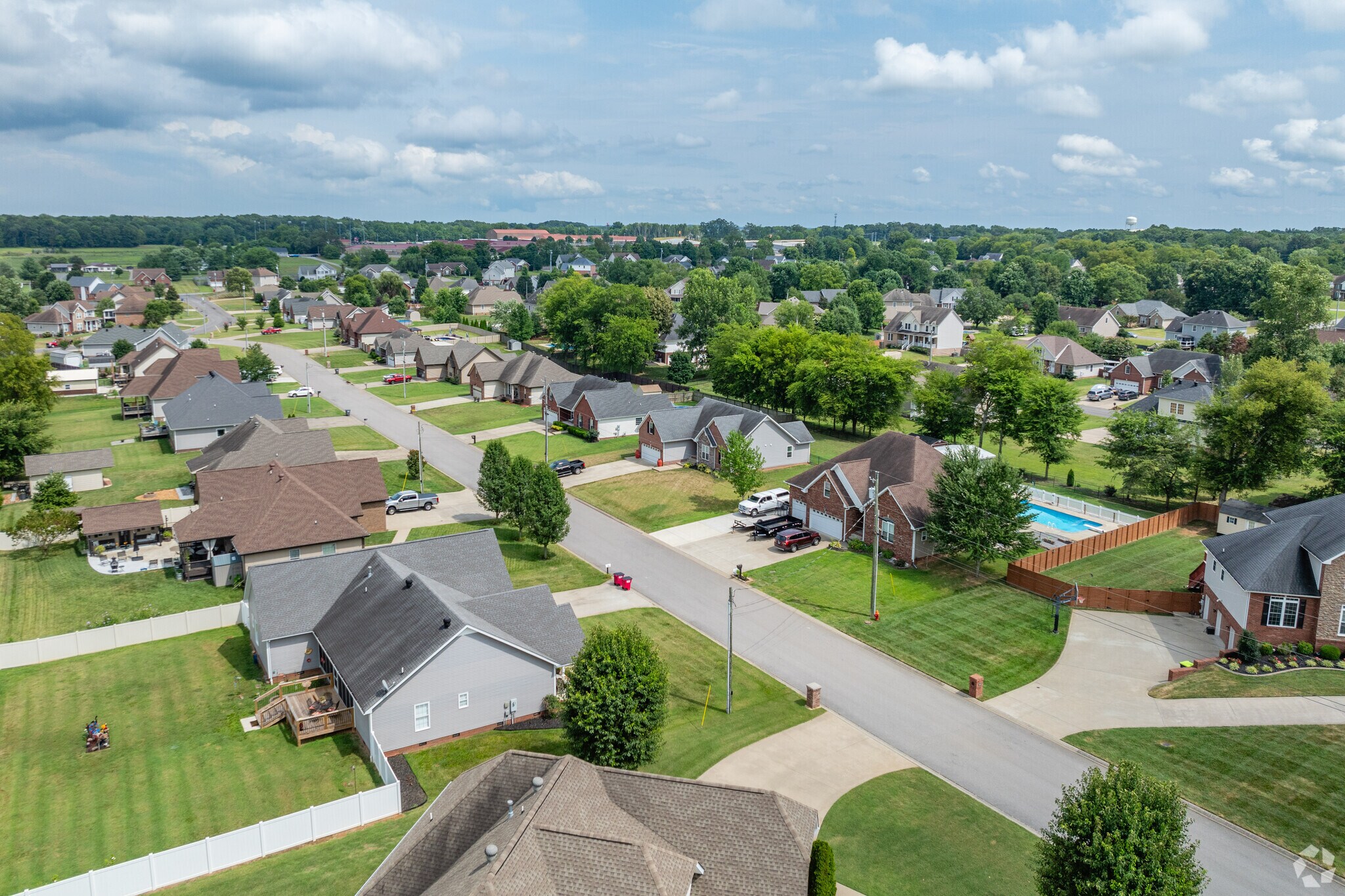 Quiet streets line the landscape of Page Estates.