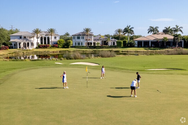 Golf is a centerpiece activity for Talis Park residents.