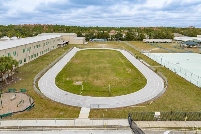 Farnell Middle School is set up with a full size track.