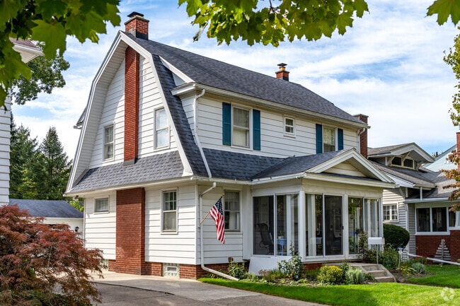 Stately colonial's are well suited for large families.