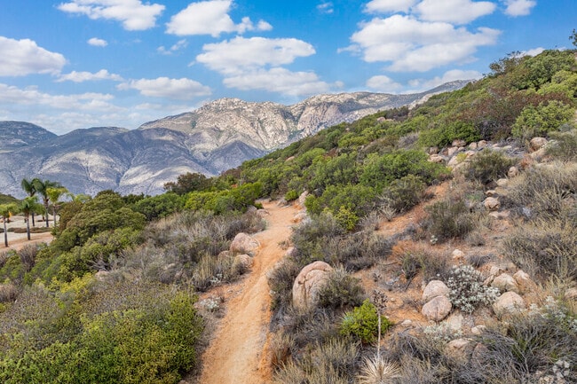 Blossom Valley Summit Preserve boasts a rugged hiking trail with views of rural East County.