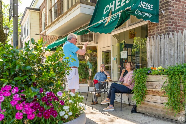 The Cheese Company traditionally sees Narberth residents dine and drink inside or outside.