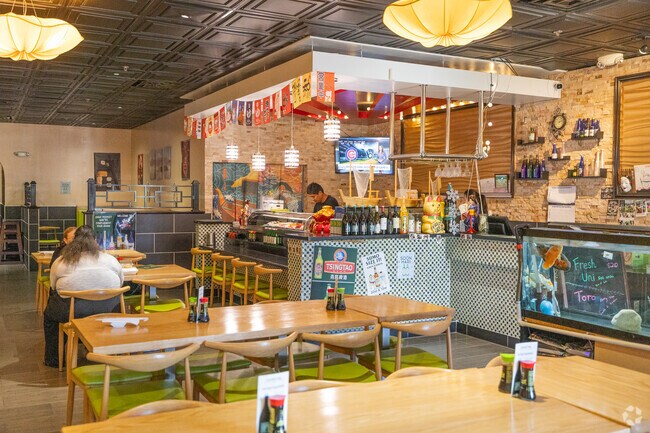 Merton residents enjoy Japanese cuisine at Ichiban Sushi & Steakhouse.