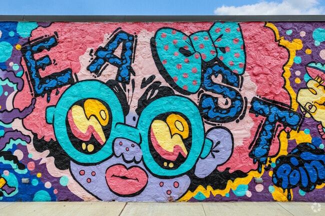 The EASTpoint mural is a must-see for residents of Garden Neighborhood Council.