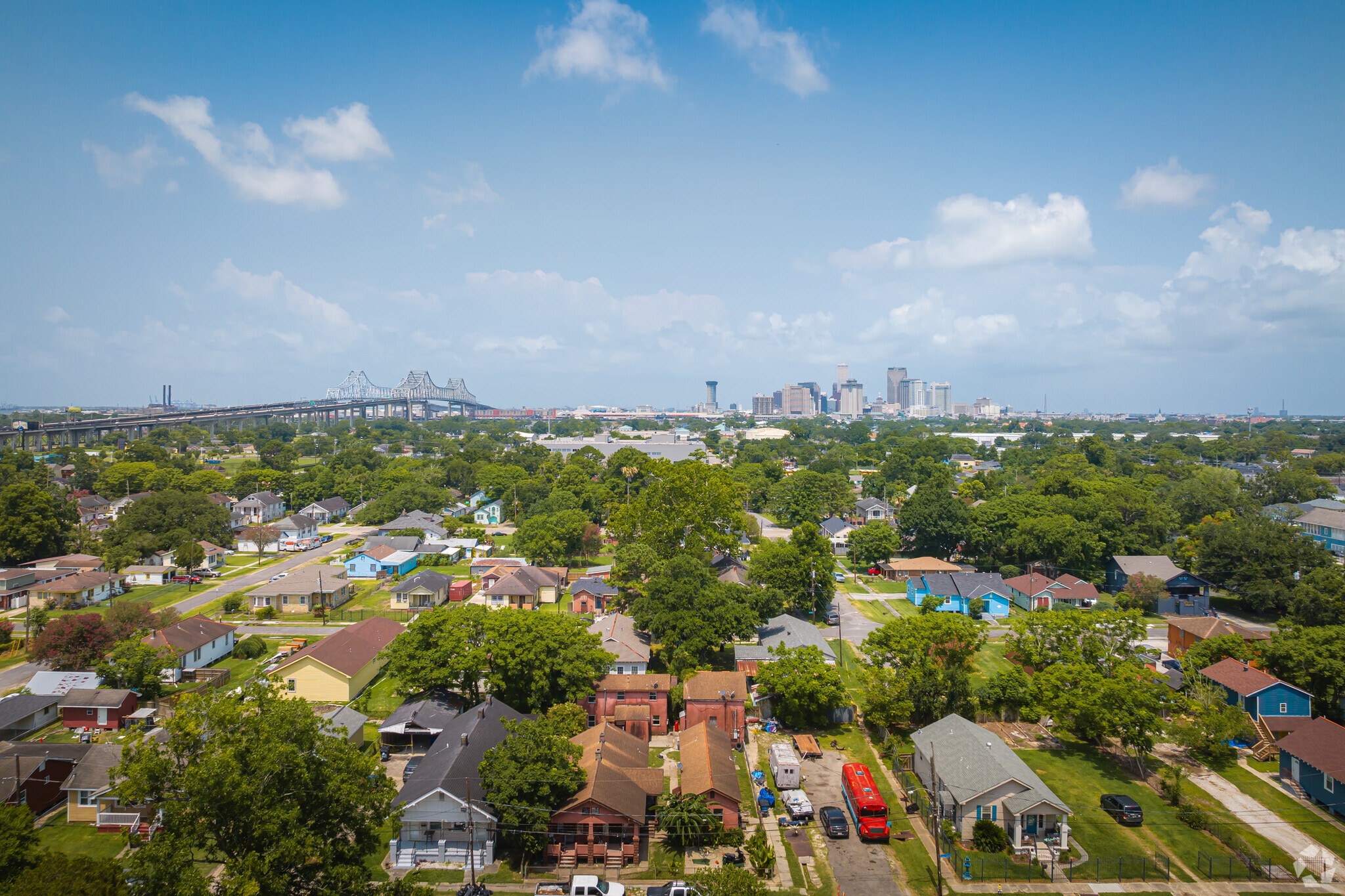 The Behrman landscape is dotted year round with the saturated eclectic colors of Mardi Gras.