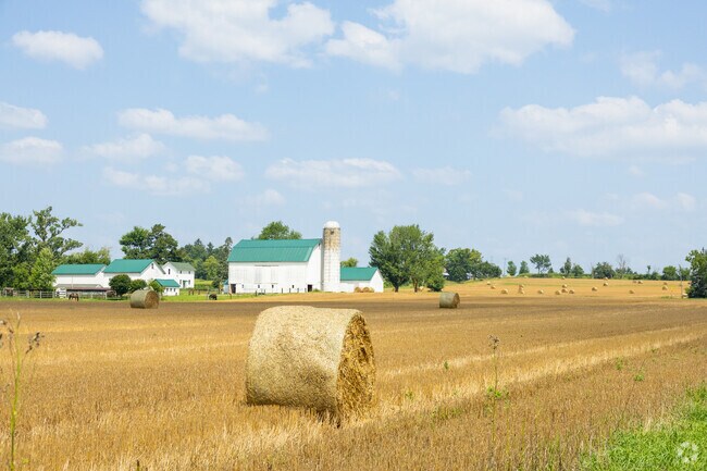 Farmhouses with sprawling lots give Saline Township its signature rural character.