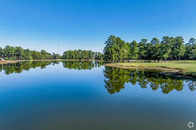 Enjoy the lake views at Northwood Hills Country club in Blanchard.