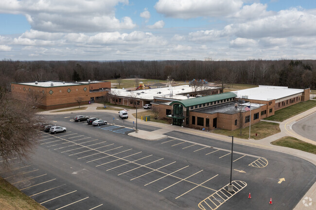 Calednoia Elementary School, Aerial.