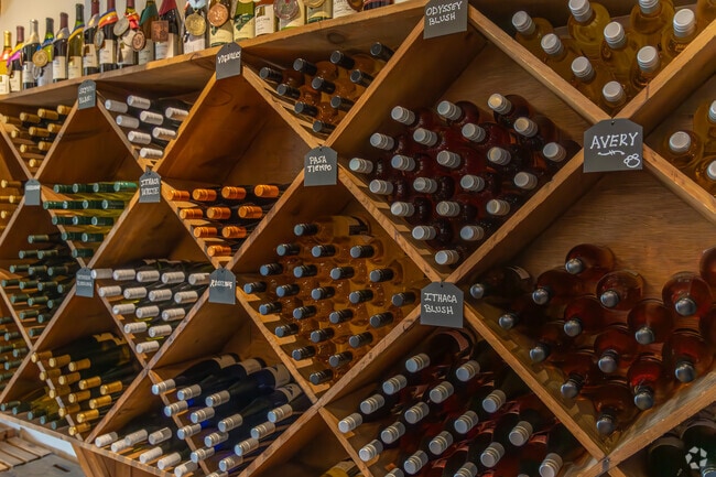 Slaterville Springs has many wineries and vineyards, including Six Mile Creek Vineyard.