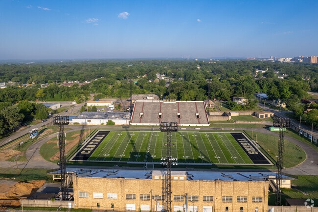 Little Rock Central High School's football stadium.