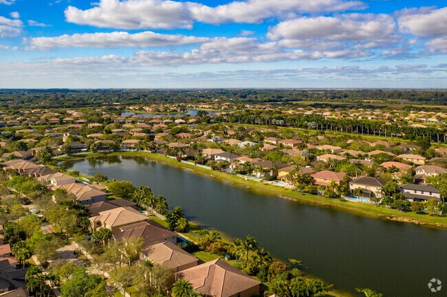 A look at beautiful waterfront homes in the Breakers West neighborhood of Royal Palm Beach, FL.