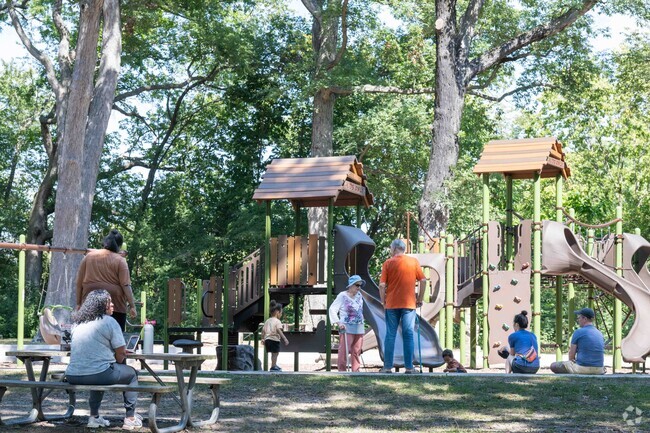 Crystal Lake Park has a wonderful playground for the kids to enjoy.