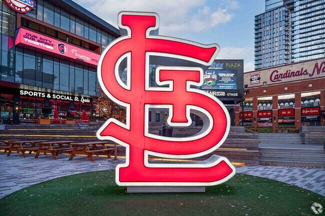 People of East Carondelet are a 15-minute drive from enjoying a St. Louis Cardinals game.