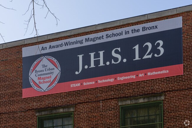 School For Inquiry And Social Justice in the Bronx shares a building with J.H.S. 123.
