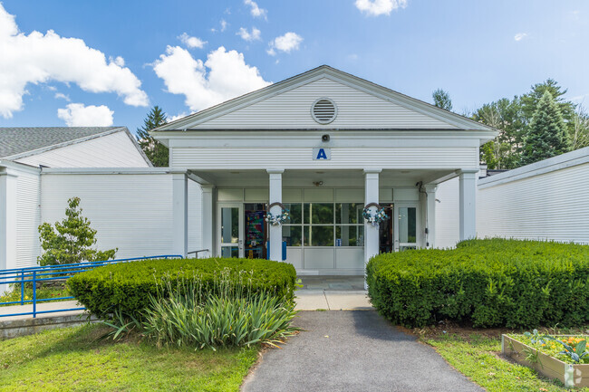 Main entrance at North Scituate Elementary.