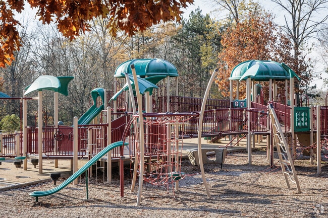Children can play at the accessible Boundless Playground in McDade Park in West Mountain, PA.
