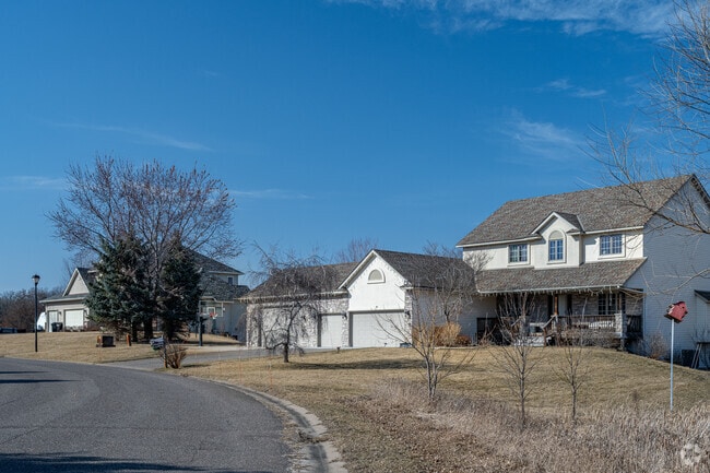 Larger homes on larger lots make up smaller developments throughout Ham Lake.