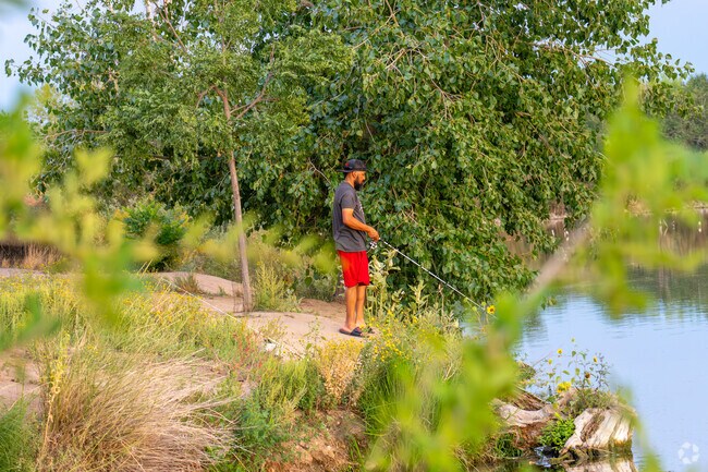 Fishing is a popular outdoor activity when living in West Saint Vrain.
