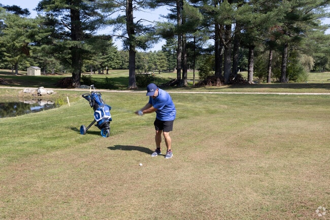 Get in a round of golf at Apple Valley Golf Course near Lisbon.