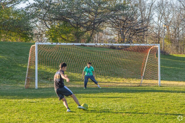 Enjoy the game or just watch the action at the Copernicus Park's soccer fields.
