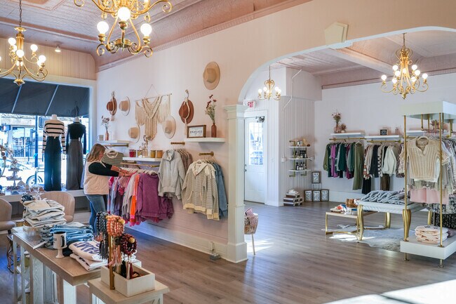 North Oswego residents can head Downtown for boutique shops like Mod Stitch Company.