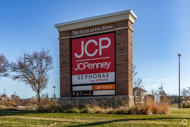 The Shops at Fox River is a large outdoor mall area in East Johnsburg.