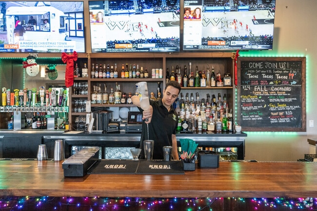Diners gather for food and drinks at The Greenery Bar and Grille in Diablo Hills.