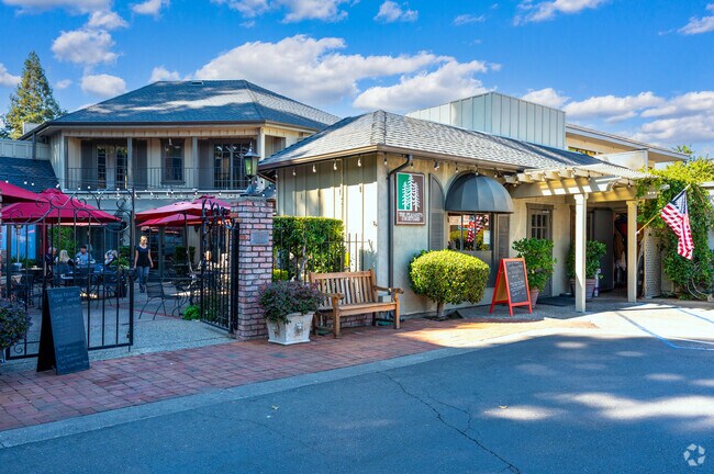 The Peasant's Courtyard in Alamo offers patio dining in their courtyard.