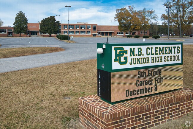 Eighth and 9th graders of Fort Gregg-Adams may attend N.B. Clements Junior High School.
