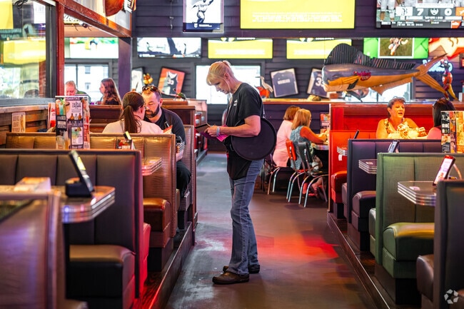 Grab a bite to eat from Bubba's by Hilltop.