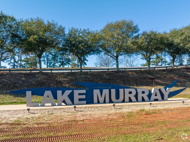 Sign at Lake Murray Dam