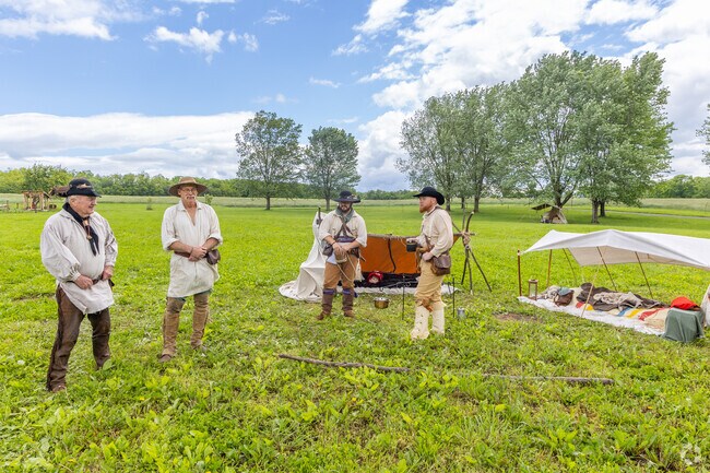 History buffs head to the Fort Loudon Historic Site to camp and experience life like it was in the 1750s.