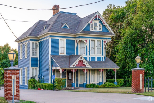 Enjoy the views of beautifully preserved century-old homes in Cedar Hill.