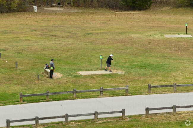 Charley Wettiner Park has a disc golf course where locals can play a quick game.