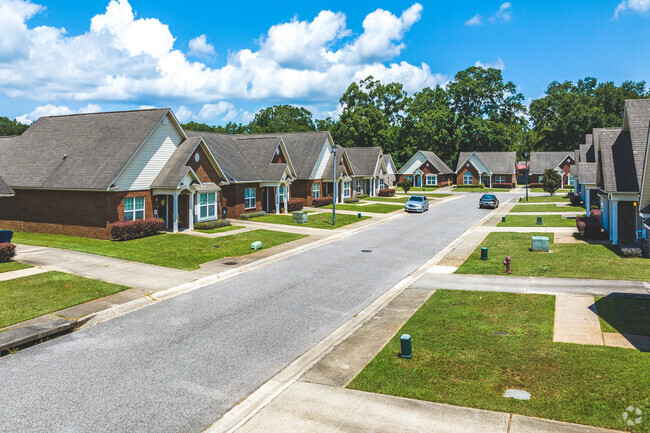 Some Cedar Grove homes are built closer together in newer areas.