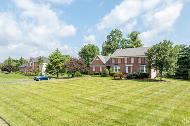 Houses sit on spacious properties.