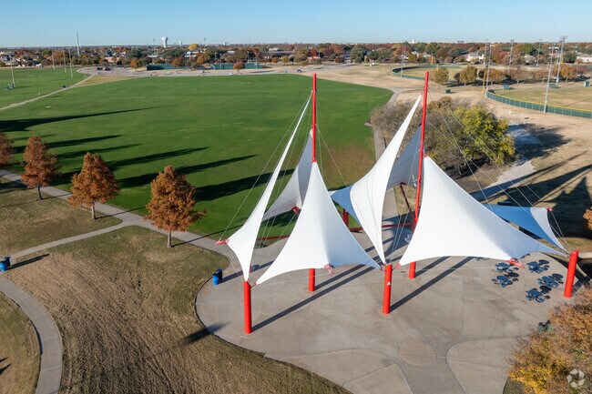 Allen's Celebration Park hosts many local festivals on its vast green space.