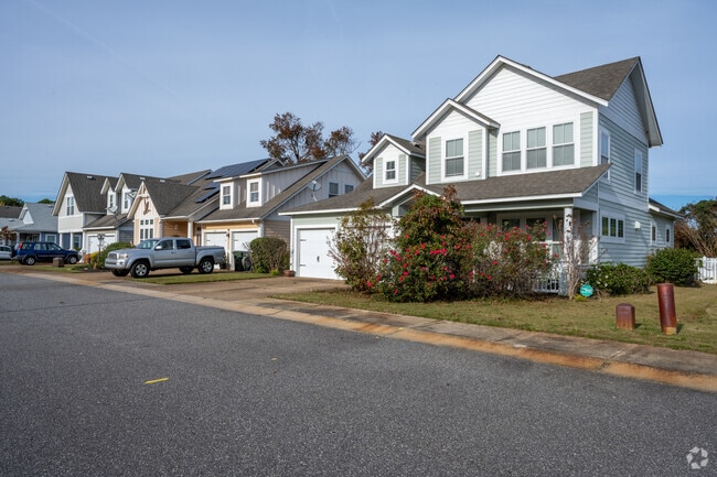 You can find modern homes of different designs within the S. Currituck neighborhood.