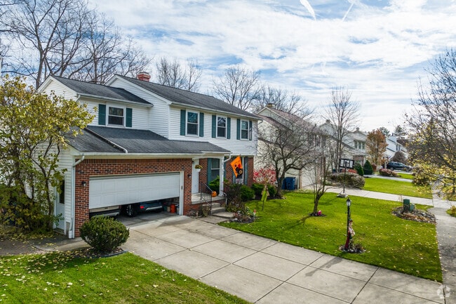 A row of homes in Getzville, a neighborhood northeast of Buffalo.