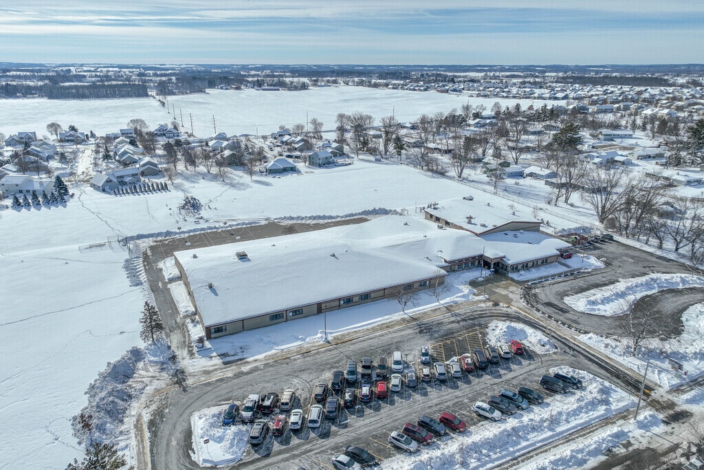 Fox Prairie Elementary School is where younger students may attend.