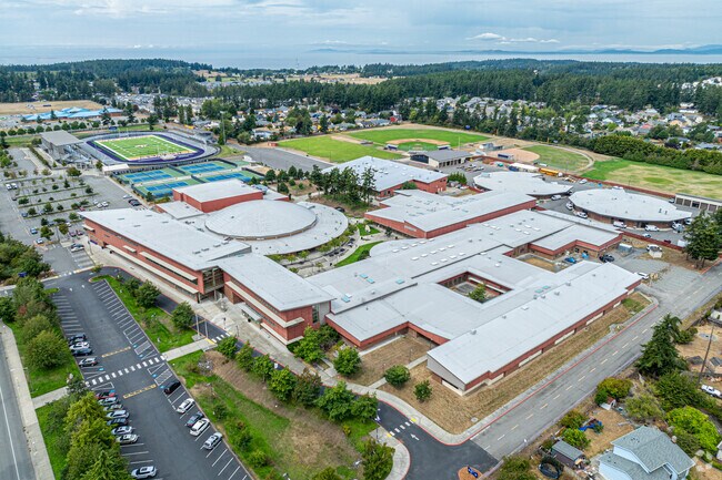 Oak Harbor High school has a B-plus rating on Niche.com.